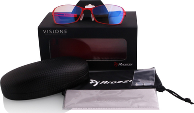 Syze kompjutri Arozzi Visione VX500, me filtër Blue Light, të kuqe