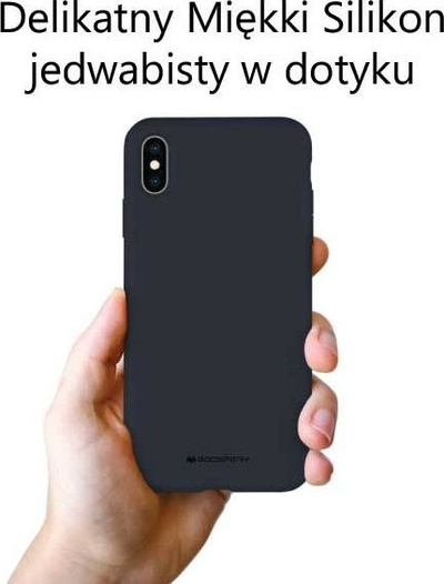 Mbulesë telefoni Mercury Goospery Silicone për iPhone 12 12 Pro 6.1", navy
