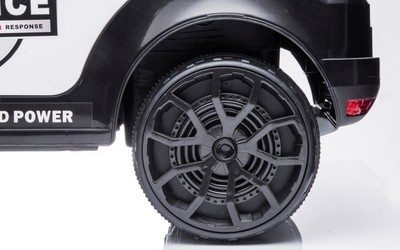 Makina elektrike për fëmijë LEAN CARS BBH-021 Police, 2 motorë, telekomandë 2.4G, e bardhë