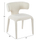 Karrige ngrënieje Bien HM18361.02, tekstil, 49.5x55.5x76 cm, e kremtë