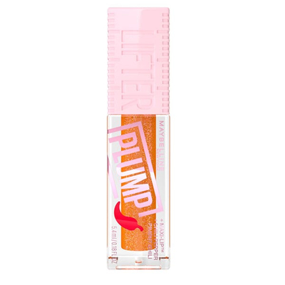 Buzëkuq i lëngshëm Maybelline Maxi Lip + Chilli Pepper, 008 Hot Honey, 5.4 ml