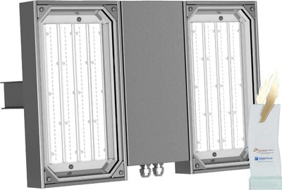 Panel LED antieksploziv ATM Lightning EXL380LED-090-E8, 90W, 4000K, gri