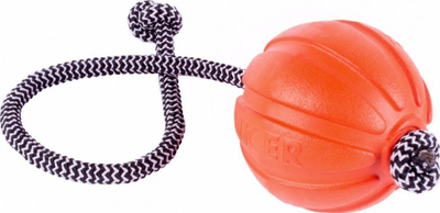 Lodër top për qen Liker CORD S, 5 cm, me litar
