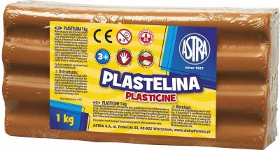 Plastelinë Astra Plasticine, 1kg, terrakotë