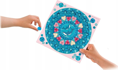Set kreativ PlayMais TRENDY Mosaic Mandala, 3200 copa, për kalamaj