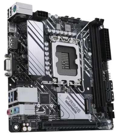 Pлоча Asus PRIME H610I PLUS D4 CSM, mini ITX, LGA 1700, црна