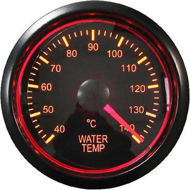 Matës temperature uji Auto Gauge T270, 52mm, 40 140°C, i zi