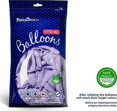 Balona Strong Pastel, 27cm, set 10 copë, lejla e hapur