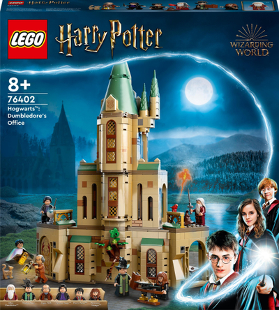 Lodër LEGO Harry Potter Hogwarts Zyra e Dumbledore 76402, set për ndërtim, 8+ vjeç, shumëngjyrësh