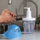 Dozator sapuni Koziol Flow Recycled, 250 ml, trup i tejdukshëm, i bardhë