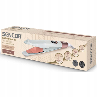 Piaster flokësh Sencor SHI 4601GD, 2n1 drejtim dhe onde, e artë