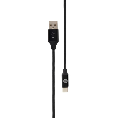 Kabllo USB-A në USB-C Our Pure Planet, 1.2m, e zezë