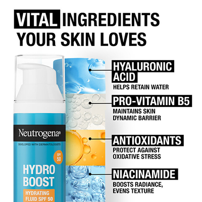 Hydrating Fluid SPF 50 HydroBoost (Lëng hidratues), 50 ml