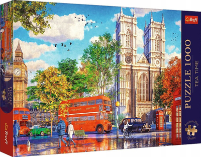 Puzzle Trefl Premium Plus A View of London, 1000 copa, shumëngjyrësh