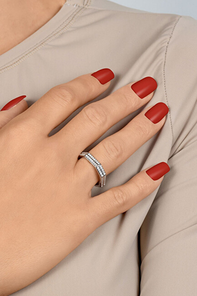 Unazë për femra Brilio Silver RI132W, e argjendtë