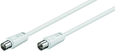 Kabllo koaksial Microconnect COAX015W, 1.5 m, 75 Ohm, e bardhë