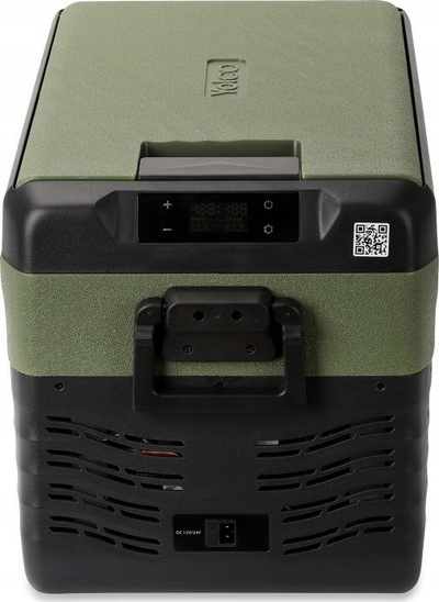Frigorifer portativ me kompresor Yolco KX30, 12V 24V 240V, me kufje, jeshil