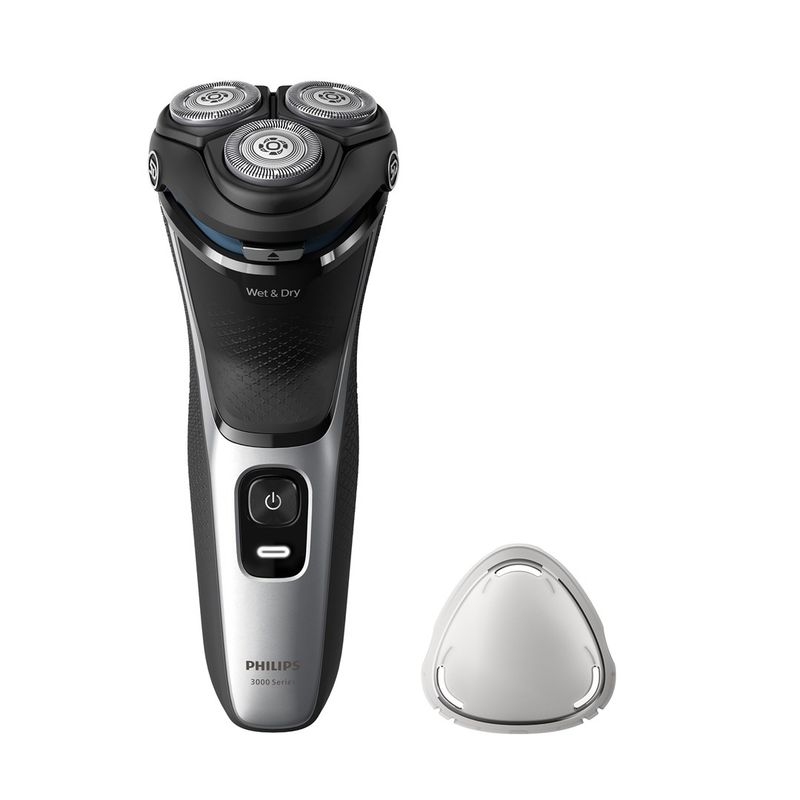 Brisk elektrik Philips Series 3000 S3143/00, pa kabull, i papërshkueshëm nga uji, gri