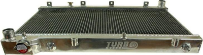 Radiator uji sport D1Spec TurboWorks për Subaru Impreza 95-01, alumin, ngjyrë argjendtë
