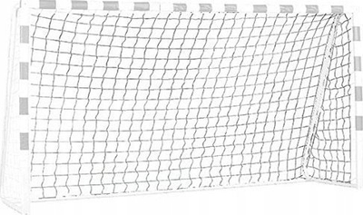 Мрежа за гол за фудбал Spartan Soccer Goal, 213 cm, со таргет, бела