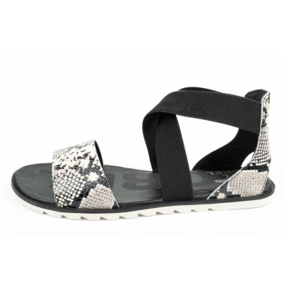 Sandale Sorel Ella II Sandal W NL4043-010, lëkurë, EVA, të zeza