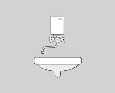 Ngrohës uji elektrik Wijas Perfect, 4.5 kW, me rubinet, i bardhë