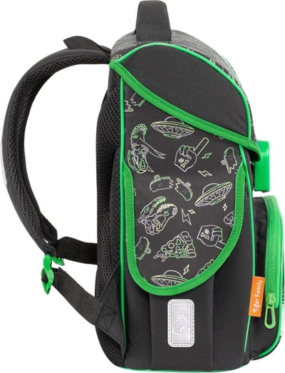 Çantë shpine për në shkollë Tiger Family Sourcing Schoolbag 620G TGJT-004A, ergonomike, me reflektorë, shumëngjyrëshe