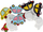 Ornamente druri me ngjitës Craft with Fun, set 12 copë, me forma makinash, me shumë ngjyra