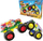 Set ndërtimi Hot Wheels Monster Trucks Maker Kitz, 2 kamionë, mekanizëm tërhiq e lësho, shumëngjyrësh