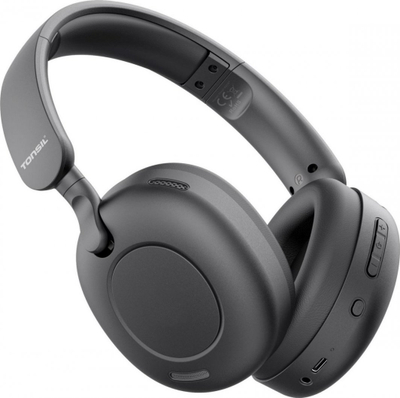 Kufje pa tela Tonsil R50BT, Bluetooth 5.3, ANC, të zeza