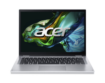 Laptop Acer Aspire 3 Spin 14, 14\", Intel N100, 4GB RAM, 128GB SSD, ngjyrë argjend