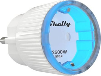 Prizë smart Shelly Plug S, Wi‑Fi, 2500W 12A, e bardhë