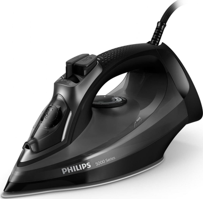 Hekur me avull Philips DST5040/80, 2600W, shollë SteamGlide Plus, blu