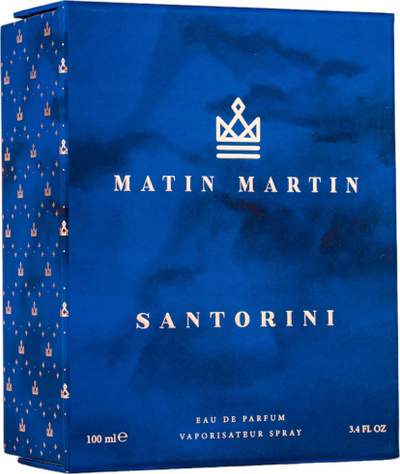 Parfum unisex Matin Martin Santorini, Eau de Parfum, 100ml, aromë agrumesh dhe drunore, i freskët