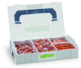 Set konektorësh elektrik WAGO Series 221, push in, shumëpërdorimësh, portokalli