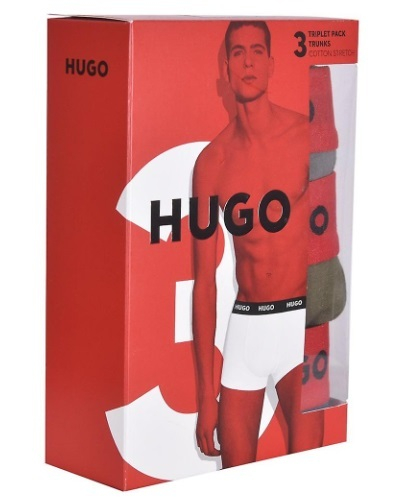 Set mbathje për meshkuj Hugo Boss, 3 palë, të hirta/gjelbra/kaltra