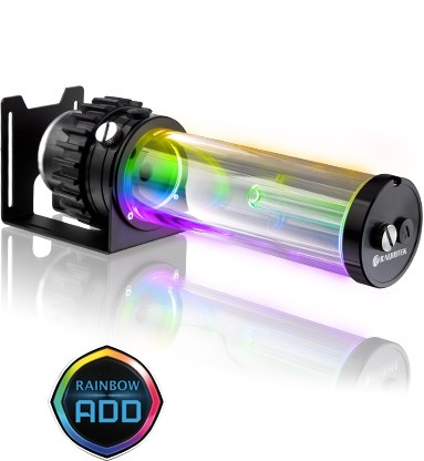 Kit ftohje me ujë Raijintek Phorcys Evo CD240, radiator 240mm, RGB, transparent