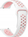 Rrip ore Beline Strap Watch, 22mm, silikon sport, bardhë rozë