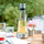 Karafë uji Emsa Flow Slim, 1L, xham, inox, transparente