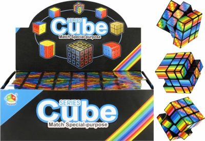 Магичен куб MEGA CREATIVE Rainbow 531393, за деца, повеќебоен