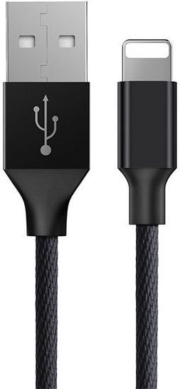 Kabllo Baseus USB-A USB - Lightning (25263-uu), 1.2 m, e zezë
