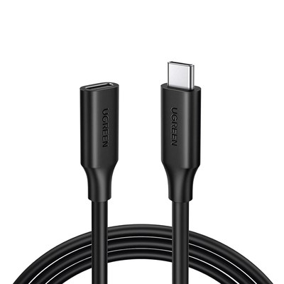 Kabllo USB Ugreen, USB C në USB C, 1 m, 100 W, e zezë