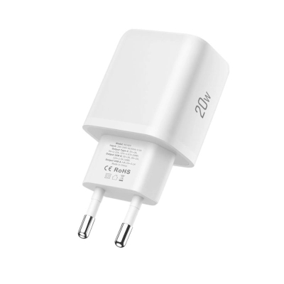 Karikues muri Tech-Protect NCA20, 20W, USB-A USB-C, i bardhë