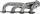 Kolektor shkarkimi TurboWorks për Chevrolet LS1 LS2 LS3 LS6, çelik inox