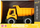 Kamion lodër Mega Creative Dump Truck, 22cm, me drita edhe zë, i verdhë