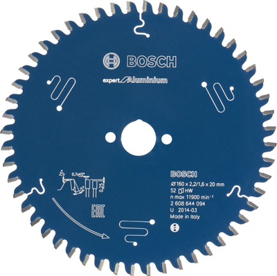 Teh rrethor Bosch Expert 235mm për alumin