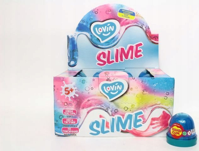 Lodër slime Lovin Hand Gum, kundra stresit, 120 g, blu