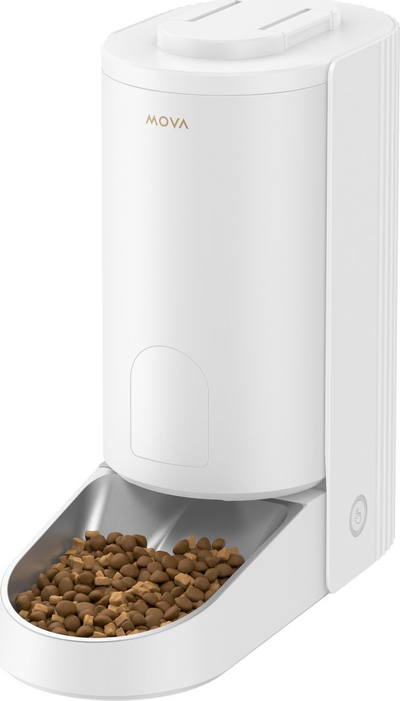 Ushqyes automatik Mova Pet Feeder PF10 Pro, smart, për mace, i bardhë