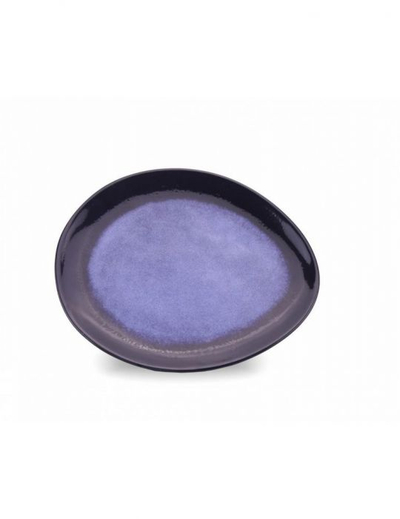 Pjatë ovale qeramike Serenity, 21.6 cm, 18 cm, e bardhë