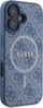 Kapak telefoni Guess GUHMP16MG4GFRB, për iPhone 16 Plus 6.7", MagSafe, blu